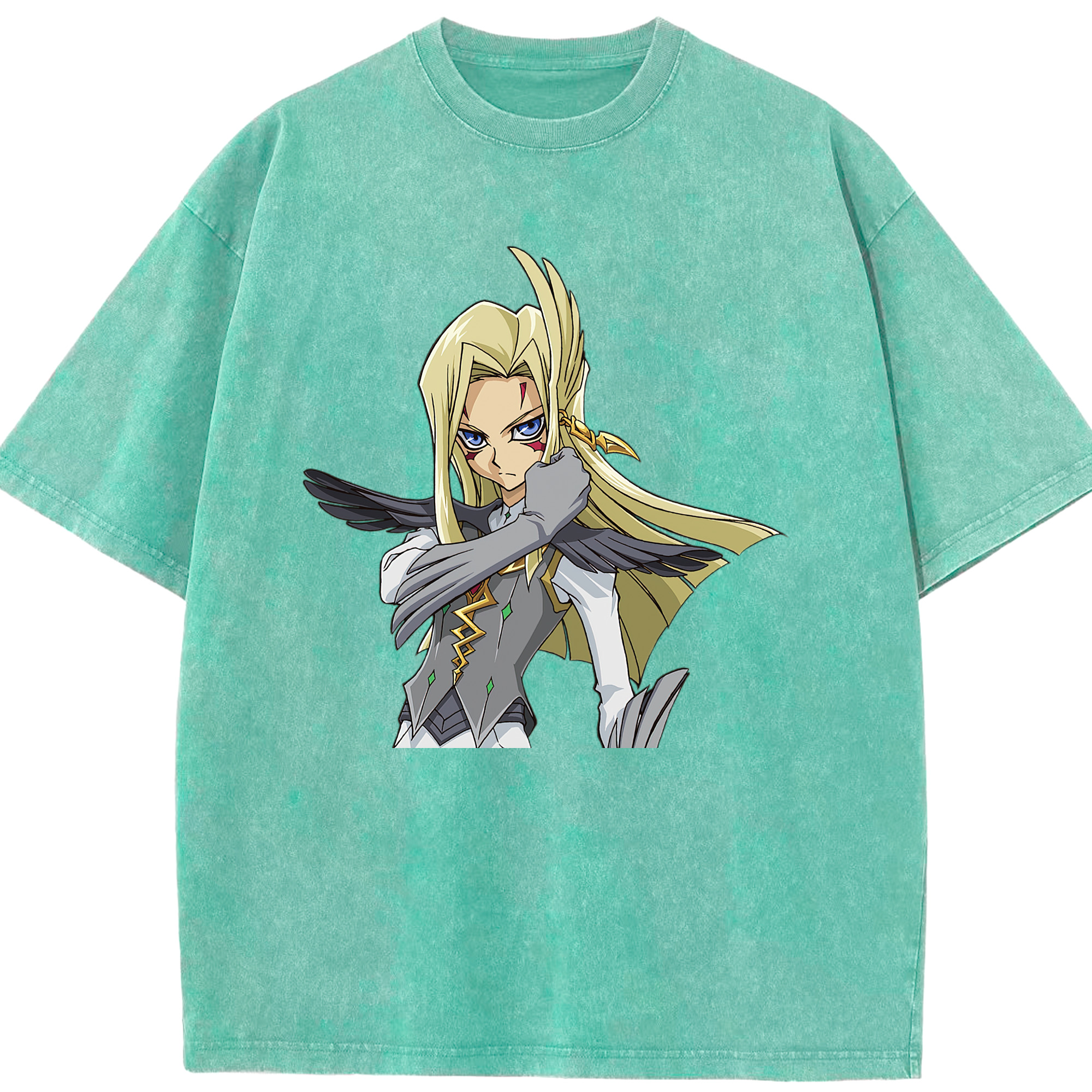 （画像用） 遊☆戯☆王 Yu-Gi-Oh! 綿100% ヴィンテージ風 半袖Tシャツ（フロントプリント）